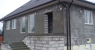 Фасад из газобетона для дома в чернушке - Строй-Чрш, качественная отделка от 2120 руб.